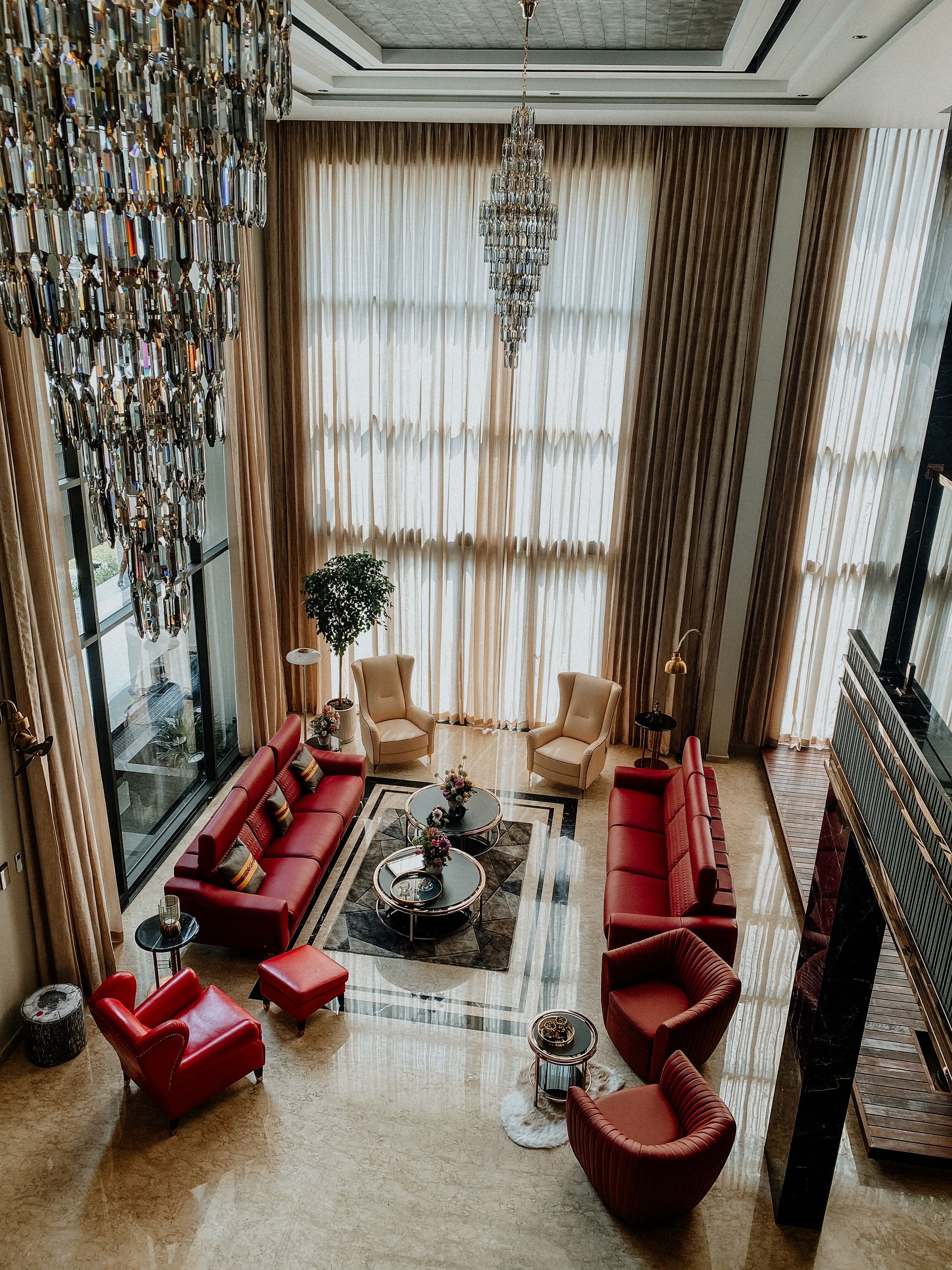 Light-filled living room